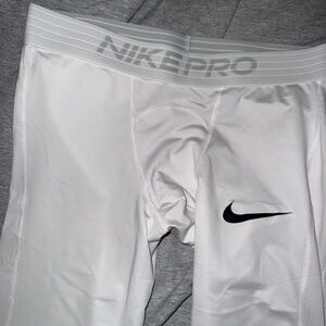 Nike Dri-FIT White Performance Shorts